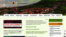 What Jueterbog.eu website looked like in 2020 (4 years ago)