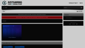 What Justgaming.io website looked like in 2020 (4 years ago)