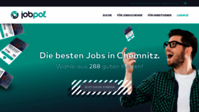 What Jobpot.de website looked like in 2020 (4 years ago)