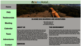 What Jojoshotel.com website looked like in 2020 (4 years ago)