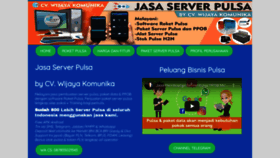 What Jasaserverpulsa.com website looked like in 2020 (4 years ago)
