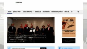 What Justiciaviva.org.pe website looked like in 2020 (4 years ago)