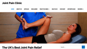 What Jointpainclinic.co.uk website looked like in 2020 (4 years ago)