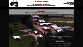 What Jptractorsalvage.com website looked like in 2020 (4 years ago)