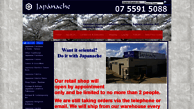 What Japanache.com.au website looked like in 2020 (4 years ago)