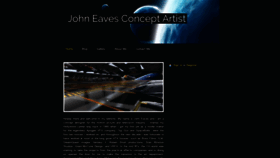 What Johneavesart.com website looked like in 2020 (4 years ago)
