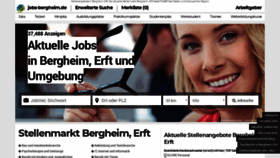 What Jobs-bergheim.de website looked like in 2020 (4 years ago)