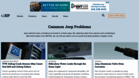 What Jeepproblems.com website looked like in 2020 (4 years ago)