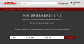 What Jakoimportaciones.com website looked like in 2020 (4 years ago)