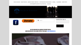 What Jewishsac.org website looked like in 2020 (4 years ago)