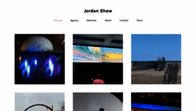 What Jordanshaw.com website looked like in 2020 (4 years ago)