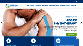 What Jigsawphysiotherapy.co.uk website looked like in 2020 (4 years ago)