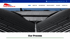 What Jphillipsroofing.com.au website looked like in 2020 (4 years ago)