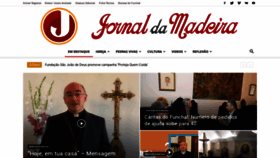 What Jornaldamadeira.com website looked like in 2020 (4 years ago)