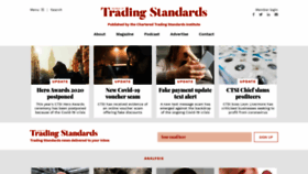 What Journaloftradingstandards.co.uk website looked like in 2020 (4 years ago)