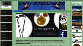 What Jagtformidling.dk website looked like in 2020 (4 years ago)