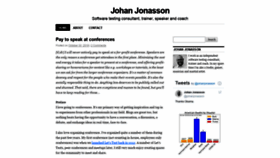 What Johanjonasson.com website looked like in 2020 (4 years ago)