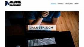 What Jalussa.com website looked like in 2020 (4 years ago)