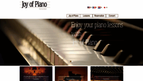 What Joyofpiano.org website looked like in 2020 (4 years ago)