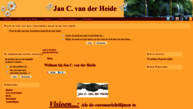 What Jancvanderheide.com website looked like in 2020 (4 years ago)