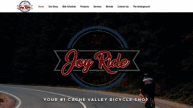 What Joyridebikes.com website looked like in 2020 (4 years ago)