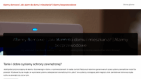 What Jakialarm.pl website looked like in 2020 (4 years ago)