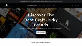 What Jerkygent.com website looked like in 2020 (5 years ago)