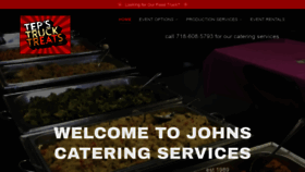 What Johnscateringny.com website looked like in 2020 (4 years ago)