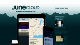 What Junecloud.com website looked like in 2020 (4 years ago)