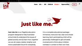 What Justoneday.org.au website looked like in 2020 (4 years ago)