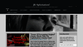 What Jrsploitation.com website looked like in 2020 (3 years ago)