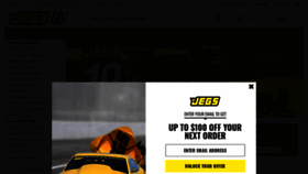 What Jegs.com website looked like in 2020 (4 years ago)