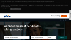 What Jobsite.co.uk website looked like in 2020 (4 years ago)