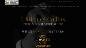 What Jmcvoiceover.com website looked like in 2020 (4 years ago)