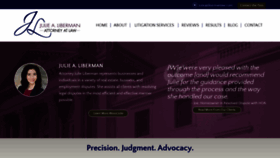 What Jlibermanlaw.com website looked like in 2020 (4 years ago)
