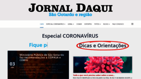 What Jornaldaquisg.com.br website looked like in 2020 (4 years ago)