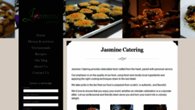 What Jasminecatering.com website looked like in 2020 (4 years ago)