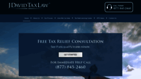 What Jdavidtaxlaw.com website looked like in 2020 (5 years ago)