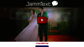 What Jammtext.com website looked like in 2020 (4 years ago)