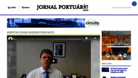What Jornalportuario.com.br website looked like in 2020 (4 years ago)