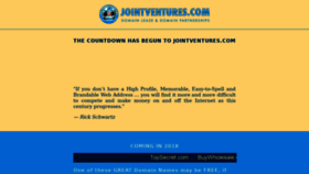 What Jointventures.com website looked like in 2020 (4 years ago)