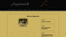 What Jagtjournal.dk website looked like in 2020 (4 years ago)