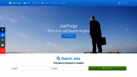 What Jobforge.com website looked like in 2020 (4 years ago)