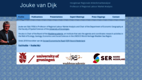 What Joukevandijk.com website looked like in 2020 (5 years ago)
