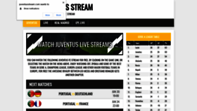 What Juventusstream.com website looked like in 2020 (3 years ago)