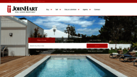 What Johnhartrealestate.com website looked like in 2020 (3 years ago)