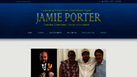 What Jamieporter.com website looked like in 2020 (3 years ago)