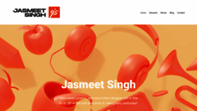 What Jasmeetsingh.net website looked like in 2020 (3 years ago)