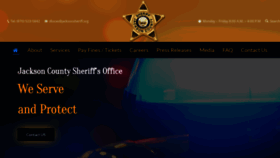 What Jacksonsheriff.org website looked like in 2020 (4 years ago)