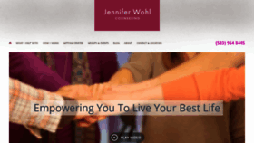 What Jenniferwohl.com website looked like in 2020 (3 years ago)